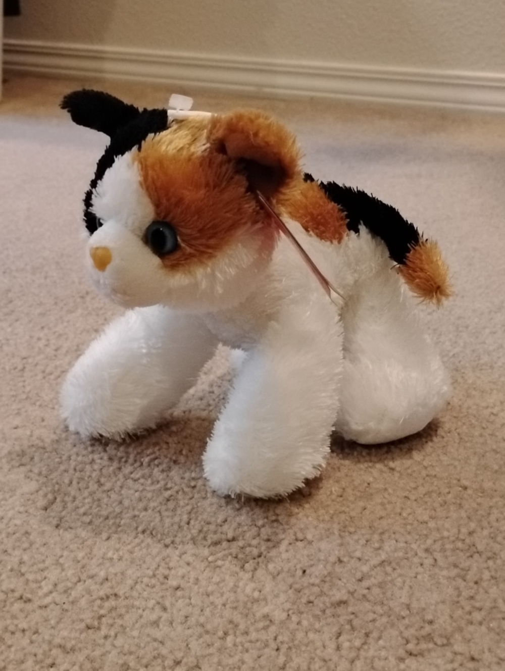 Aurora Calico Cat Plush NWT